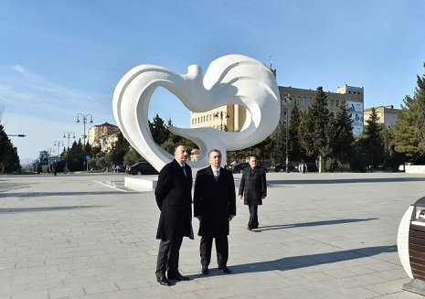 President Ilham Aliyev reviewed the ongoing reconstruction work in Sumgayit - PHOTOS